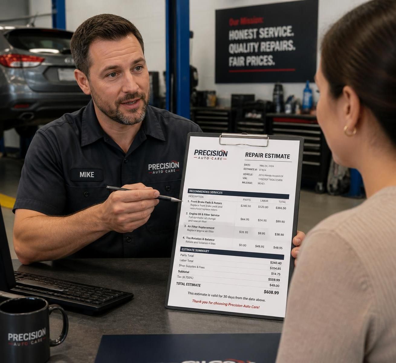 get an estimate for auto repairs: how much does a repair cost? find out the average price and factors influencing the cost of car repair quotes.
