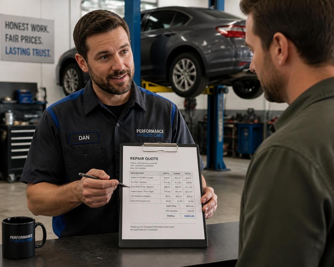 get an accurate estimate for your car repairs. discover how much a repair quote typically costs and what factors influence the price.