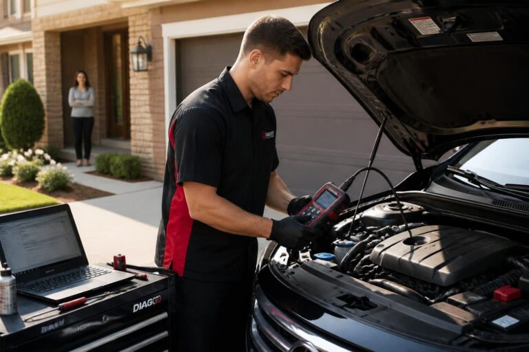 home car diagnostics: how to enjoy a fast and efficient service for your vehicle inspection at your doorstep.