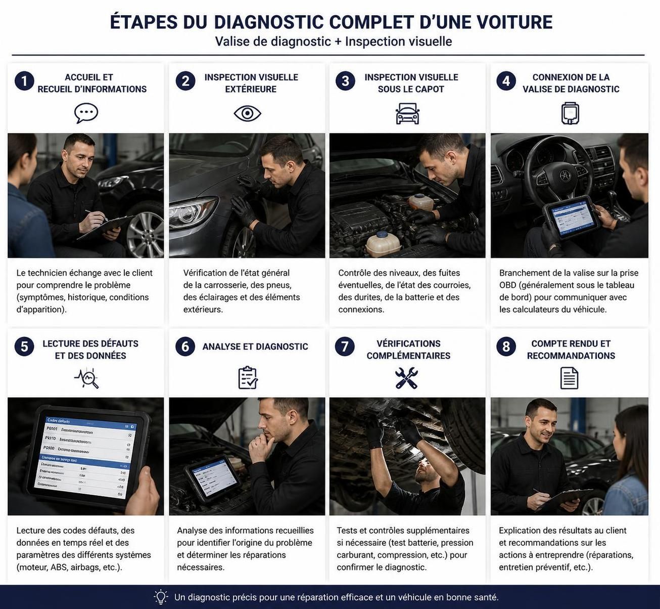 apprenez à réaliser un diagnostic complet de votre voiture facilement grâce à nos conseils pratiques et simples, pour identifier rapidement les éventuels problèmes et assurer un entretien optimal.