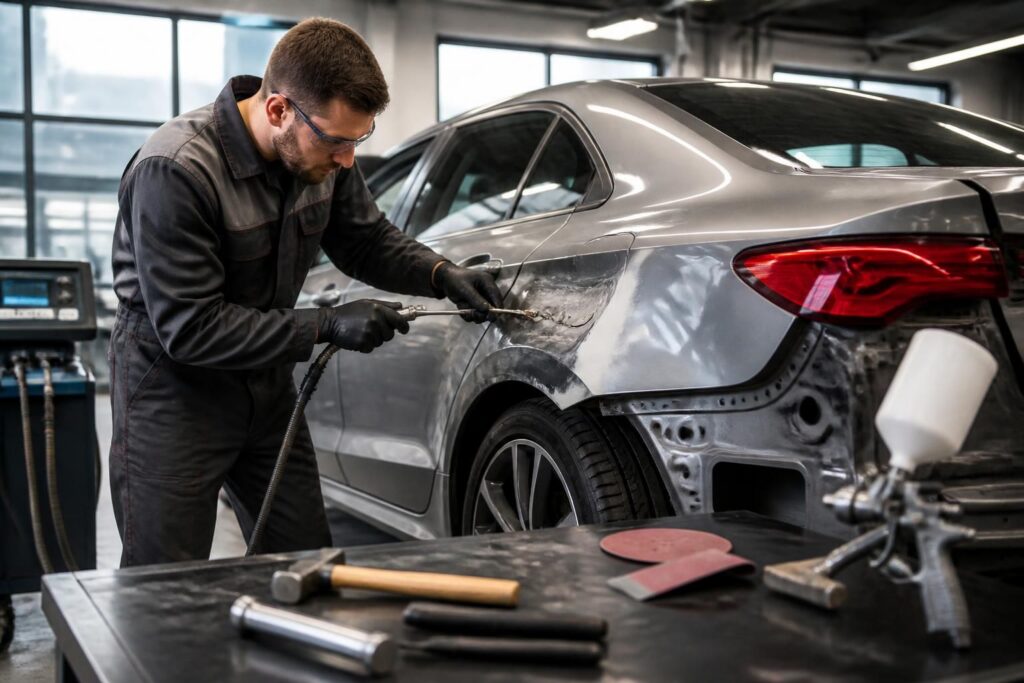 découvrez des méthodes simples et efficaces pour réparer la carrosserie de votre voiture et redonnez-lui un aspect neuf en un rien de temps.
