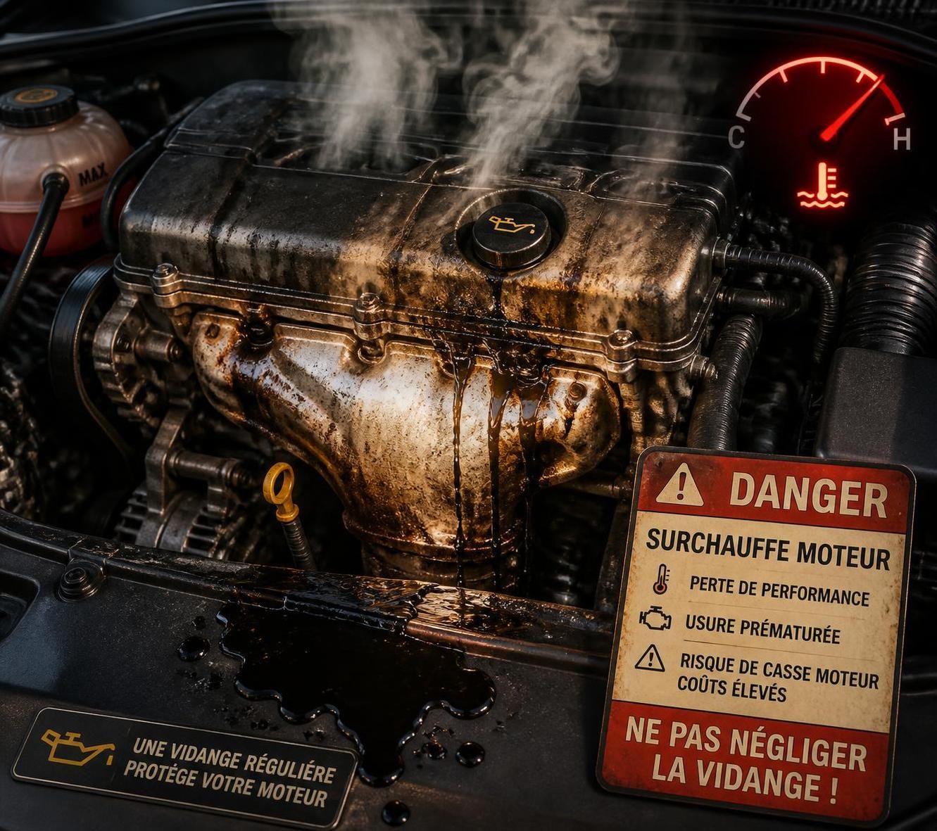 découvrez comment reconnaître le moment idéal pour faire la vidange de votre voiture et assurer ainsi son bon fonctionnement et sa longévité.