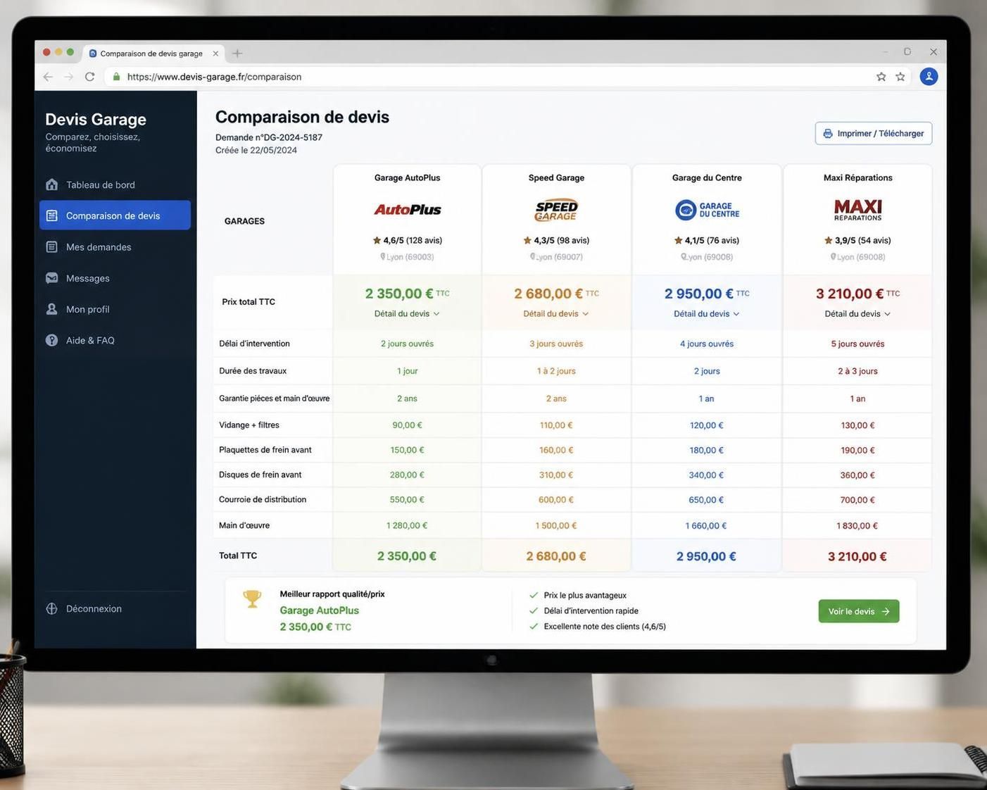 obtenez rapidement le meilleur tarif pour vos réparations auto grâce à notre service de devis garage en ligne simple et efficace.