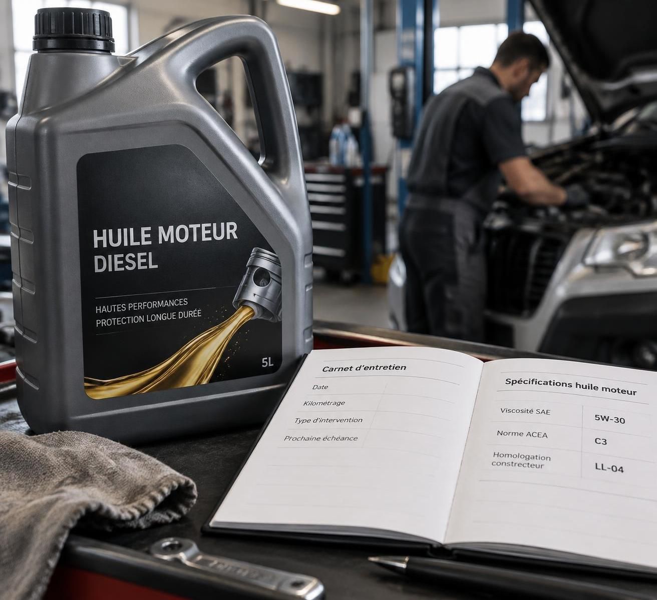 découvrez comment choisir une huile moteur diesel adaptée à votre véhicule selon les recommandations du constructeur, la viscosité et les normes.