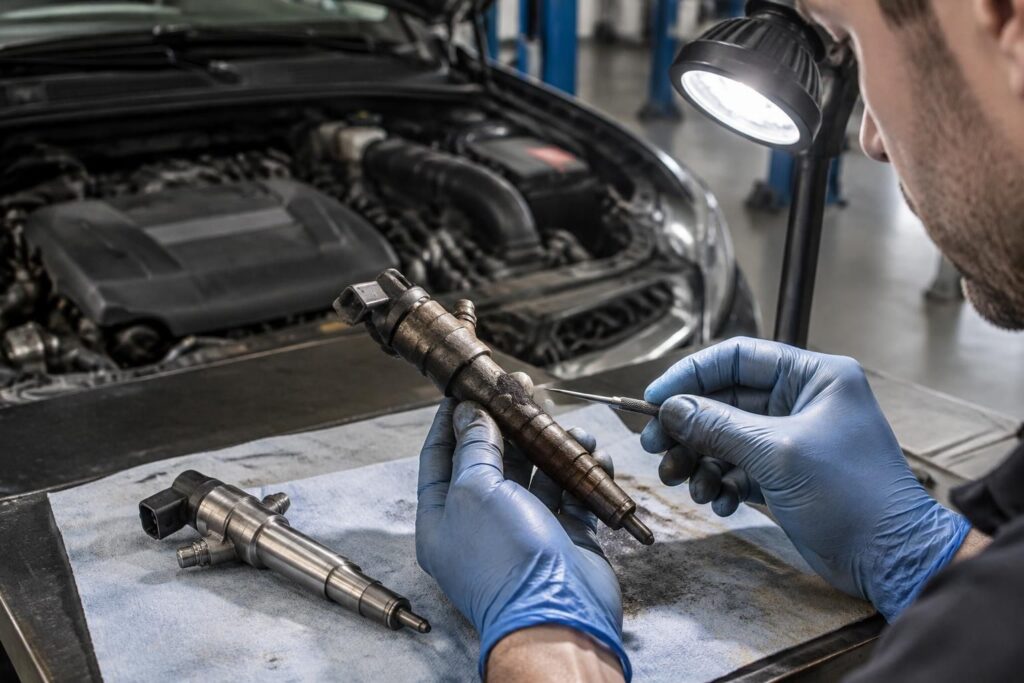 découvrez les signes d’un injecteur défectueux — ratés moteur, surconsommation ou fumée — et sachez quand le réparer ou le remplacer.