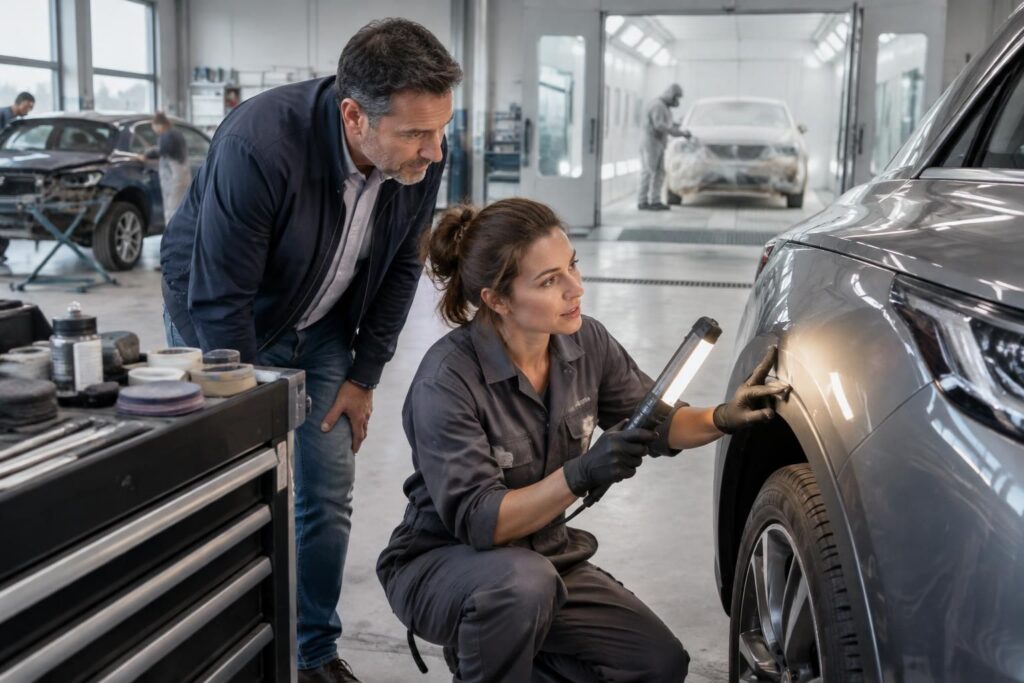 découvrez comment choisir un garage de carrosserie fiable : comparez les devis, vérifiez les garanties et trouvez le professionnel adapté à votre véhicule.